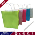 8X4X10 White Kraft Paper Gift Bags with Handles, Shopping Bags, Merchandise Retail Bags, Party Favor Bags